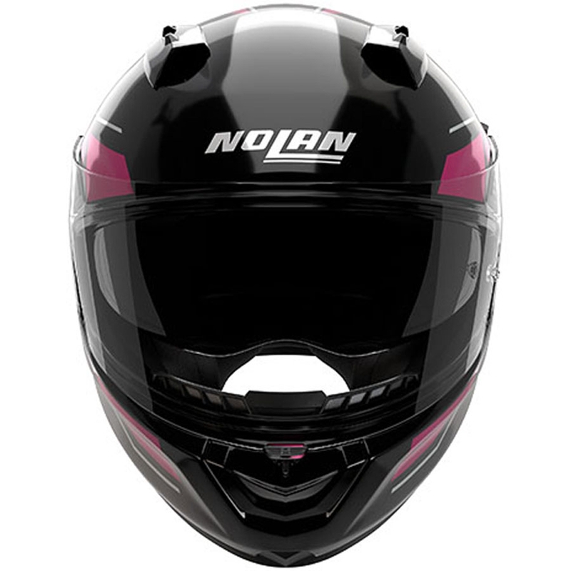 Cască integrală pentru motocicletă Nolan N60-6 Sincrono 354 negru-roz