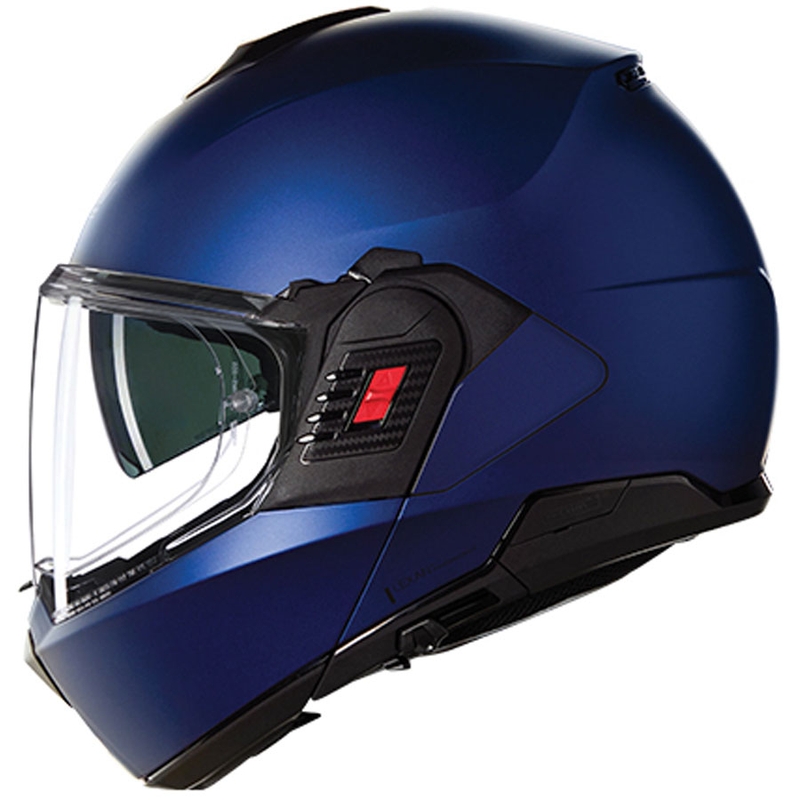 Cască de motocicletă pliabilă Nolan N120-1 Classico Nobile N-COM 313 albastră