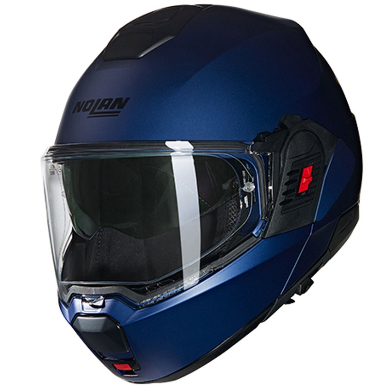 Cască de motocicletă pliabilă Nolan N120-1 Classico Nobile N-COM 313 albastră