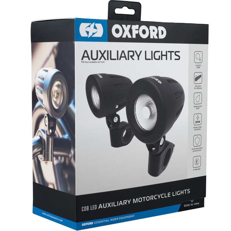 Lumini suplimentare Oxford 2 buc negru