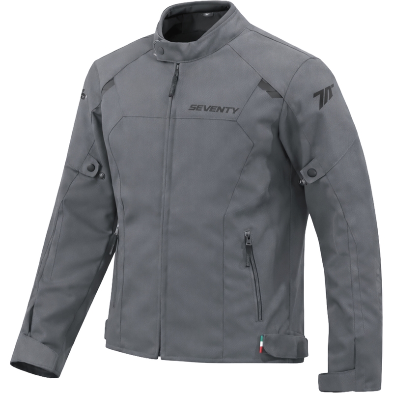 Geacă de motocicletă pentru femei Seventy Degrees SD-JR67 Piston gri închis