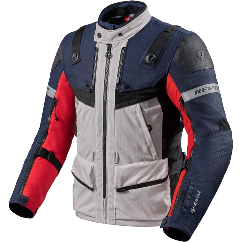 Geacă de motocicletă Revit Defender 3 GTX roșu-albastru