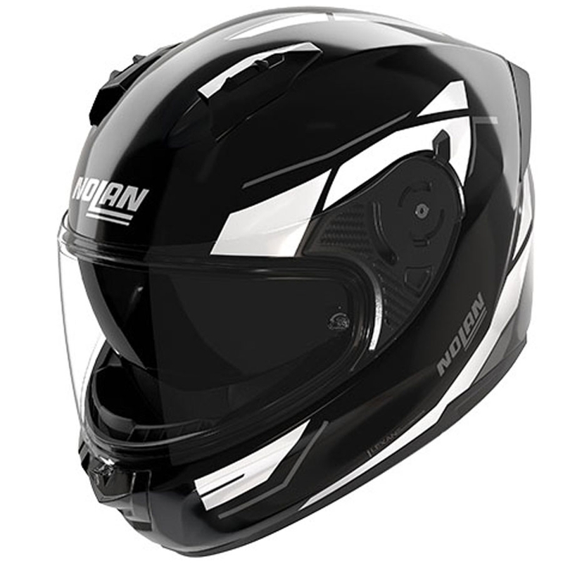 Cască integrală pentru motocicletă Nolan N60-6 Sincrono 353 negru-alb