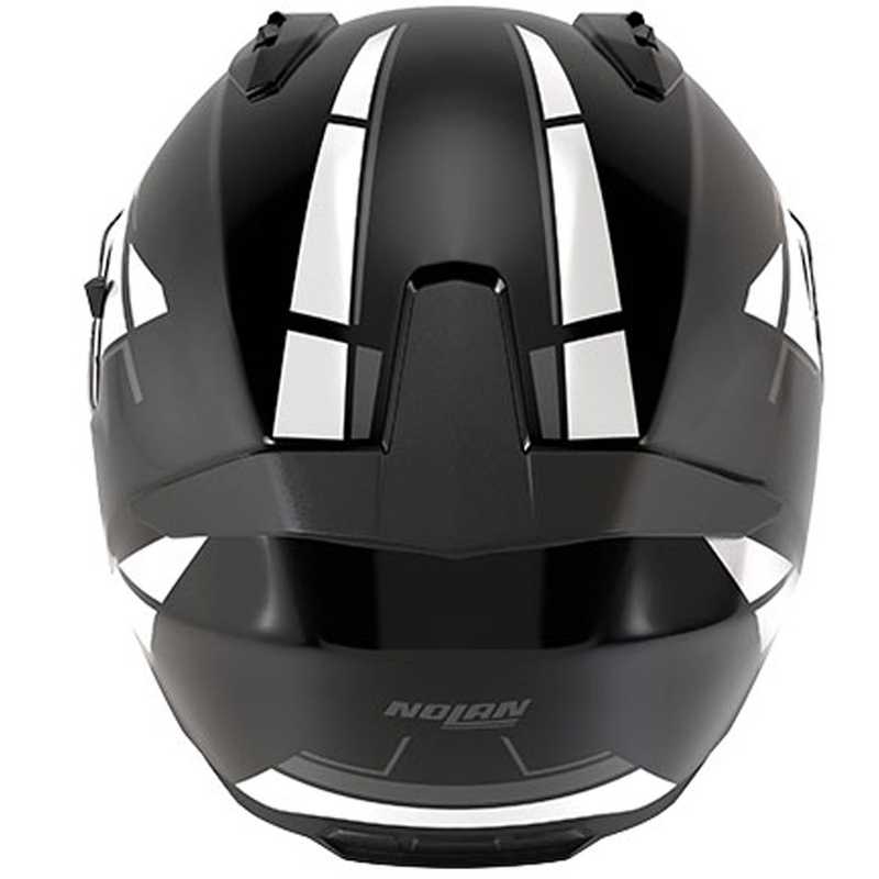 Cască integrală pentru motocicletă Nolan N60-6 Sincrono 353 negru-alb