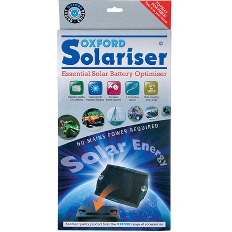 Încărcător solar Oxford Solariser de 12 V