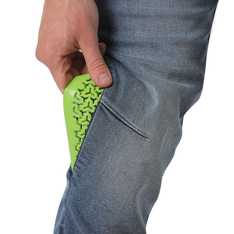 Protecții genunchi motocicletă PMJ B-SOFT Unisex verde lichidare