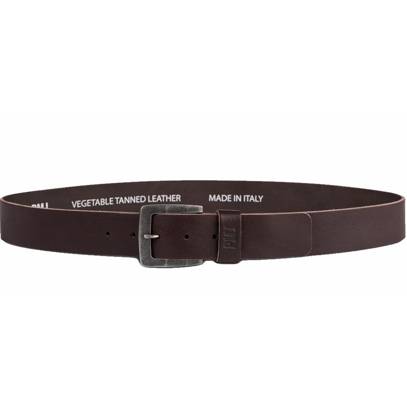 Curea de motocicletă din piele PMJ Leather Belt maro lichidare