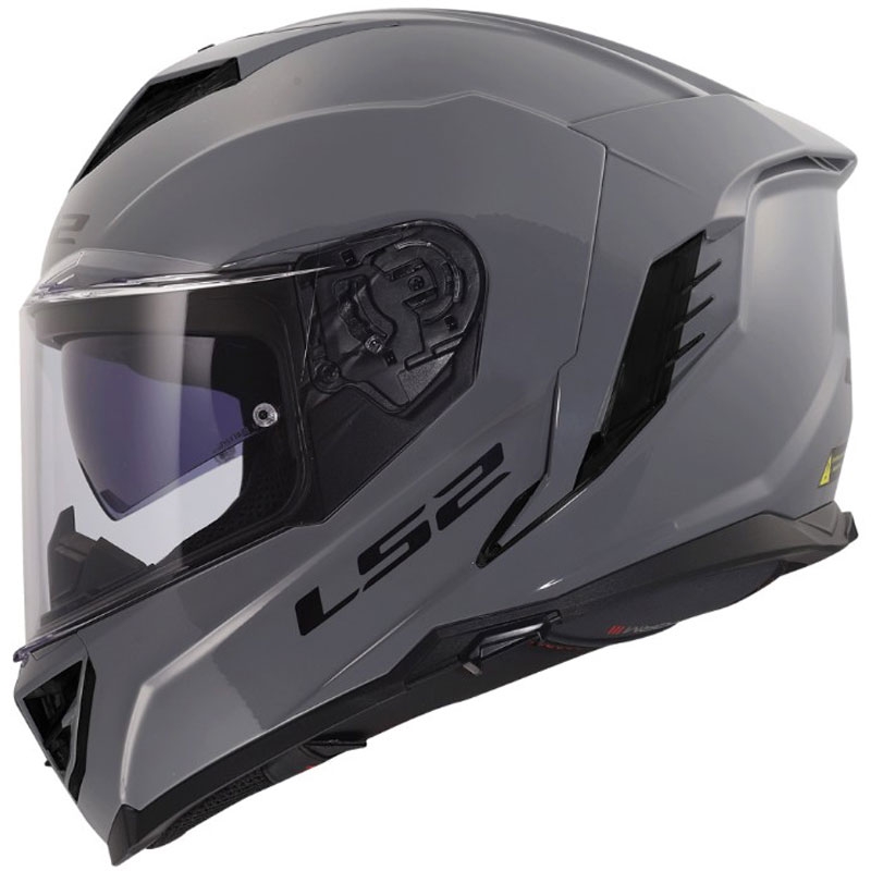Cască integrală pentru motocicletă LS2 FF818 Storm III Solid gri lucios