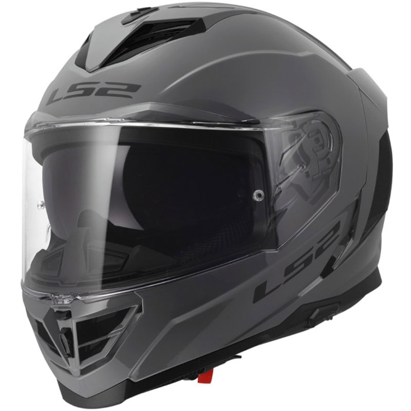 Cască integrală pentru motocicletă LS2 FF818 Storm III Solid gri lucios