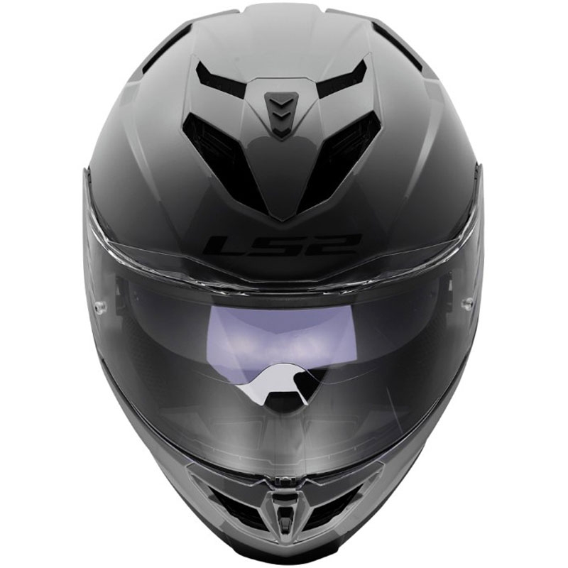 Cască integrală pentru motocicletă LS2 FF818 Storm III Solid gri lucios