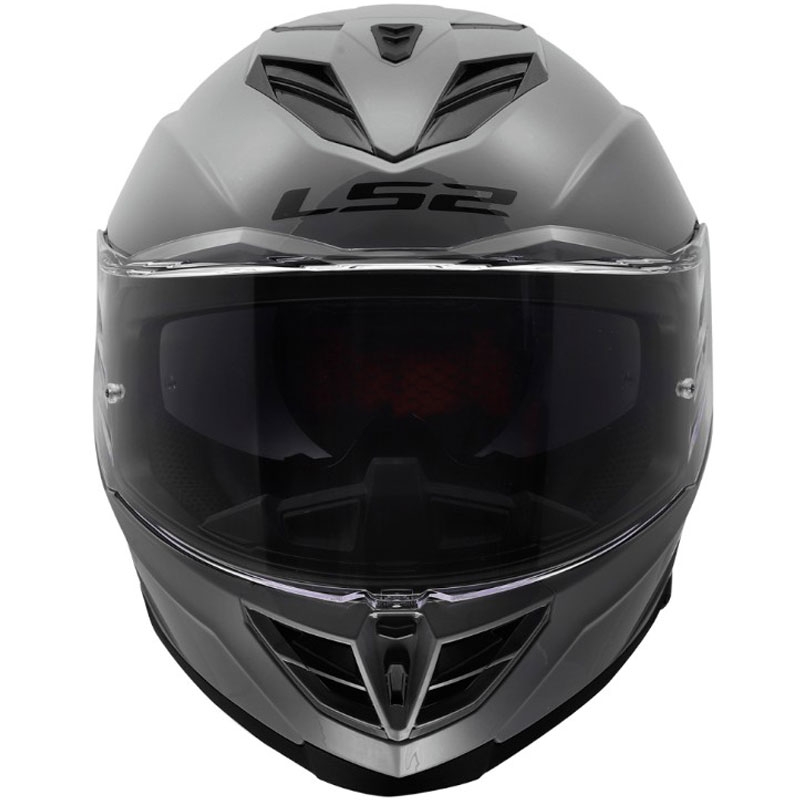 Cască integrală pentru motocicletă LS2 FF818 Storm III Solid gri lucios