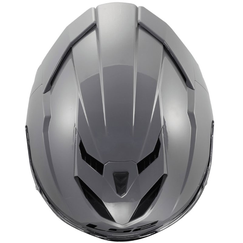 Cască integrală pentru motocicletă LS2 FF818 Storm III Solid gri lucios