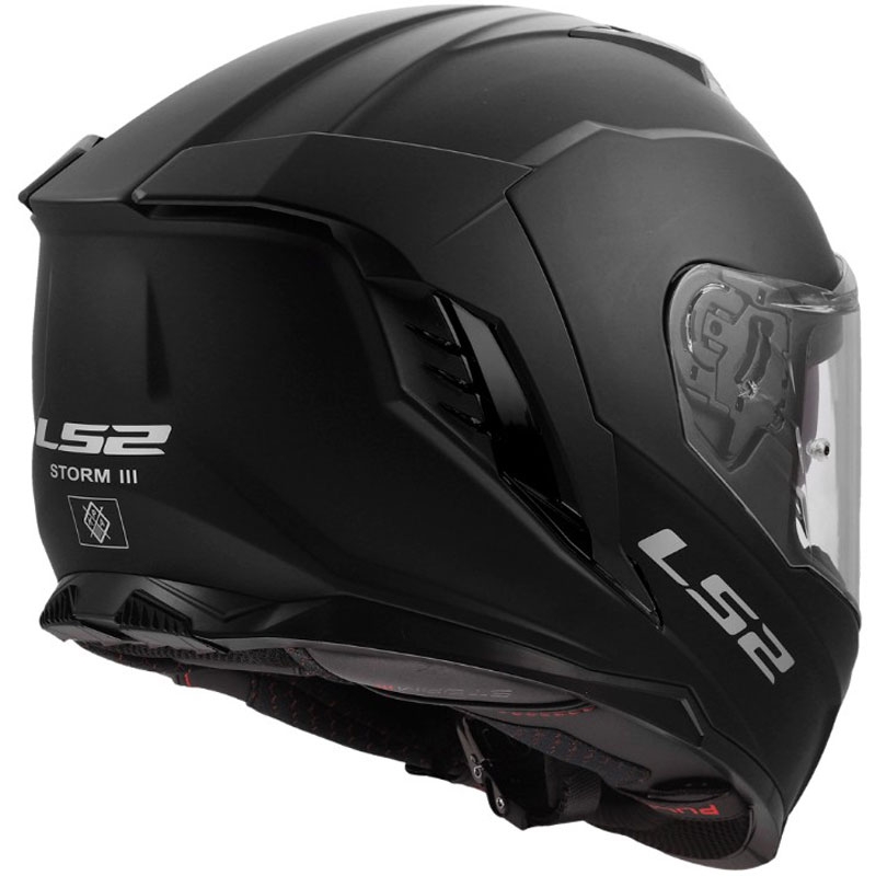 Cască integrală pentru motocicletă LS2 FF818 Storm III Solid negru mat