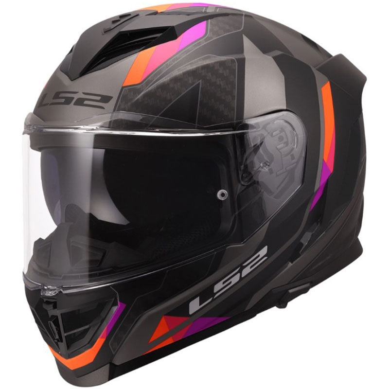 Cască integrală pentru motocicletă LS2 FF818 Storm III Sports, violet mat