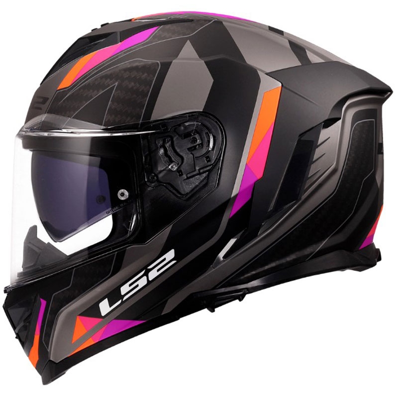 Cască integrală pentru motocicletă LS2 FF818 Storm III Sports, violet mat