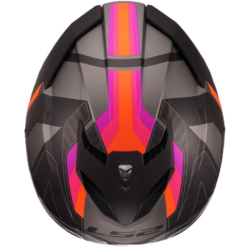 Cască integrală pentru motocicletă LS2 FF818 Storm III Sports, violet mat