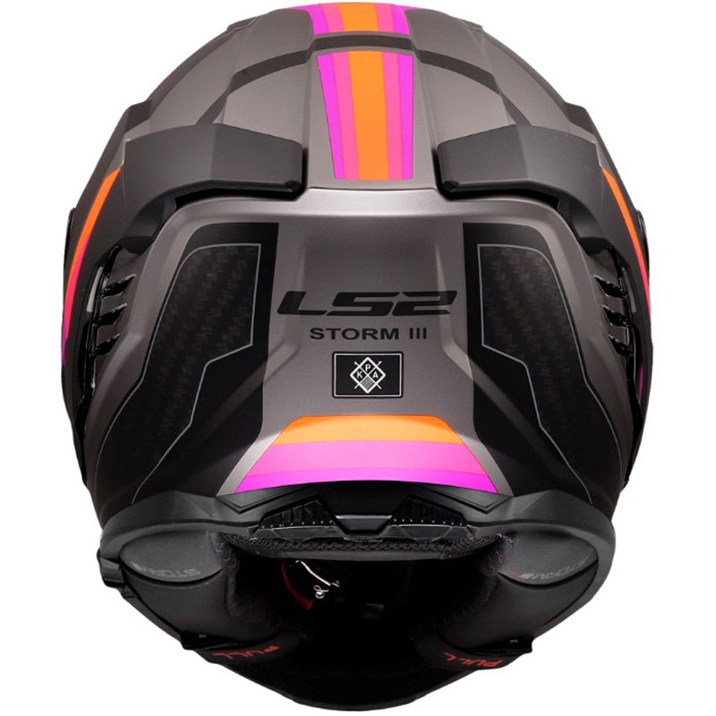 Cască integrală pentru motocicletă LS2 FF818 Storm III Sports, violet mat