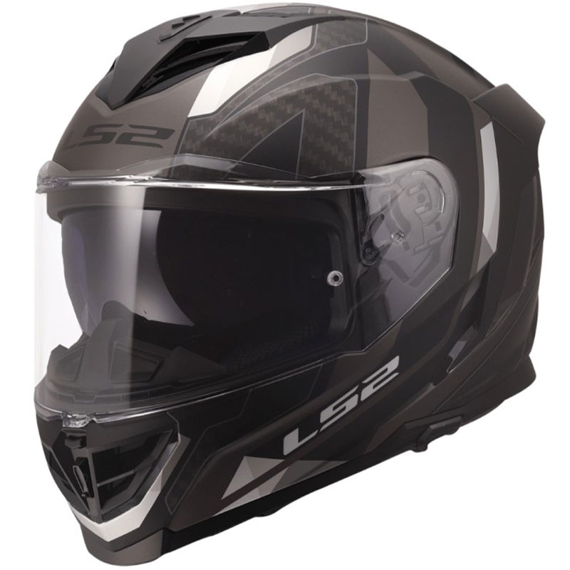 Cască integrală pentru motocicletă LS2 FF818 Storm III Sports negru mat-gri