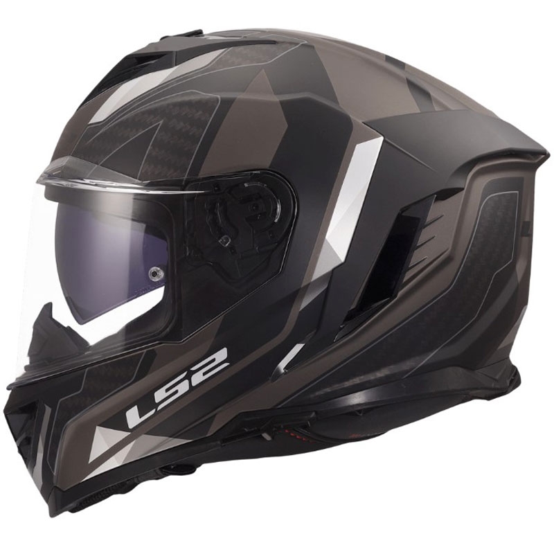 Cască integrală pentru motocicletă LS2 FF818 Storm III Sports negru mat-gri