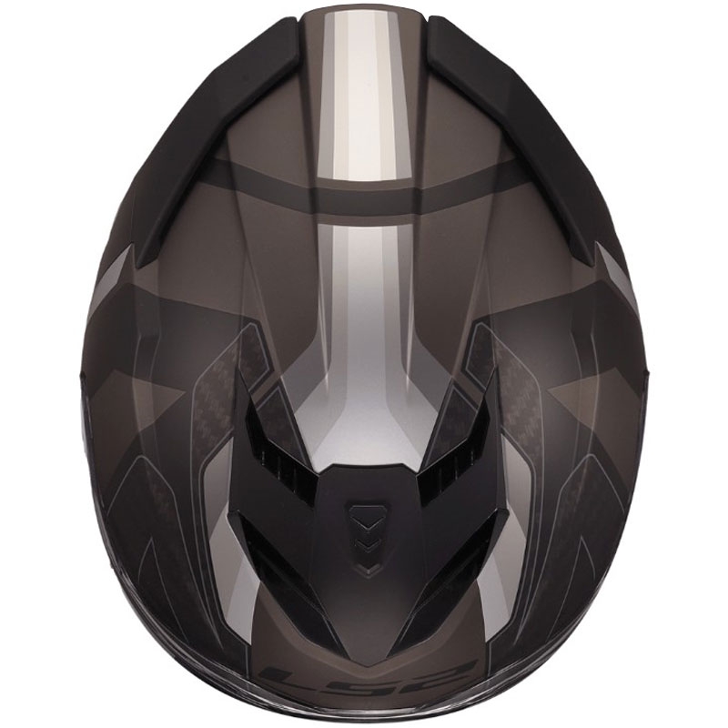 Cască integrală pentru motocicletă LS2 FF818 Storm III Sports negru mat-gri
