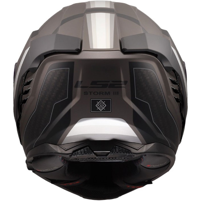 Cască integrală pentru motocicletă LS2 FF818 Storm III Sports negru mat-gri
