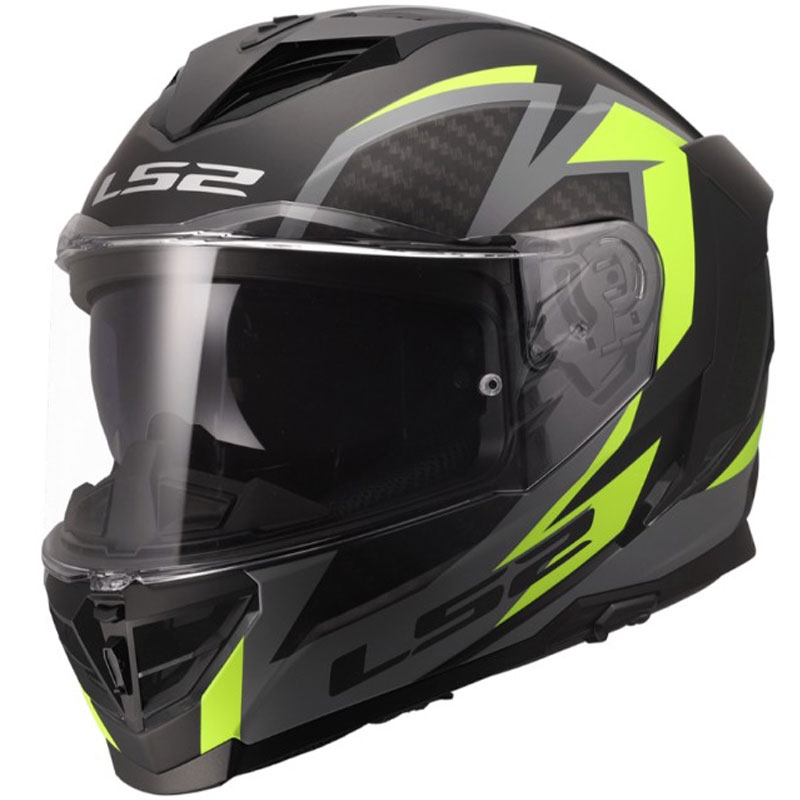 Cască integrală pentru motocicletă LS2 FF818 Storm III Dynamo negru-galben