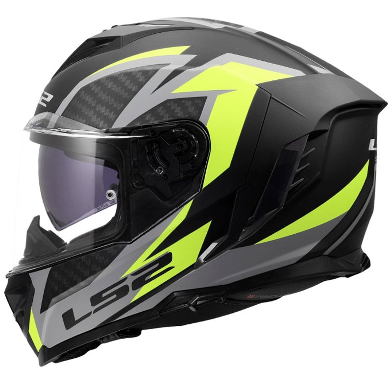Cască integrală pentru motocicletă LS2 FF818 Storm III Dynamo negru-galben