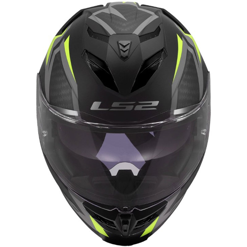 Cască integrală pentru motocicletă LS2 FF818 Storm III Dynamo negru-galben