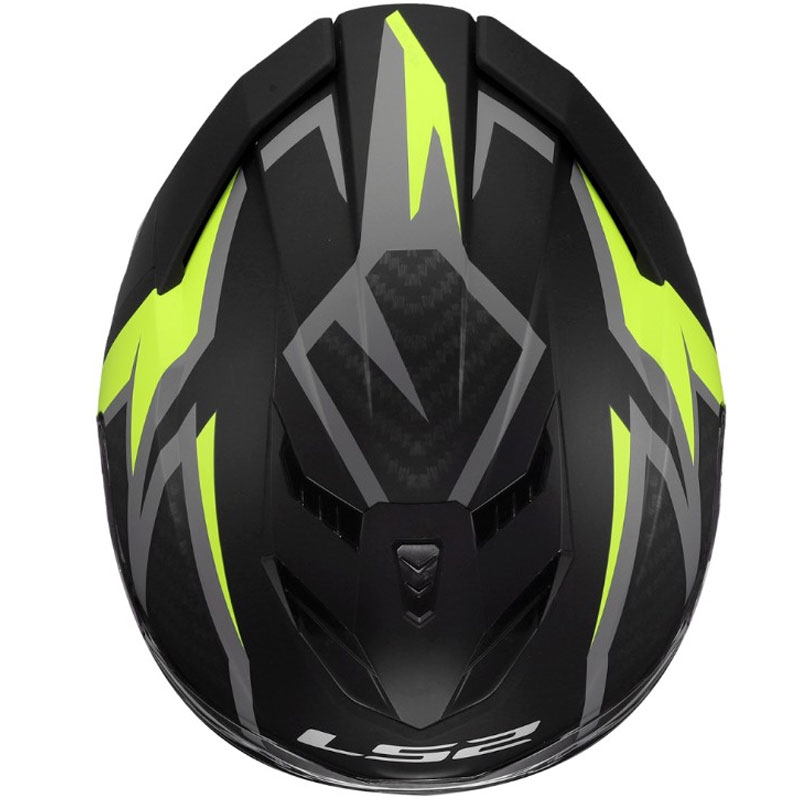Cască integrală pentru motocicletă LS2 FF818 Storm III Dynamo negru-galben