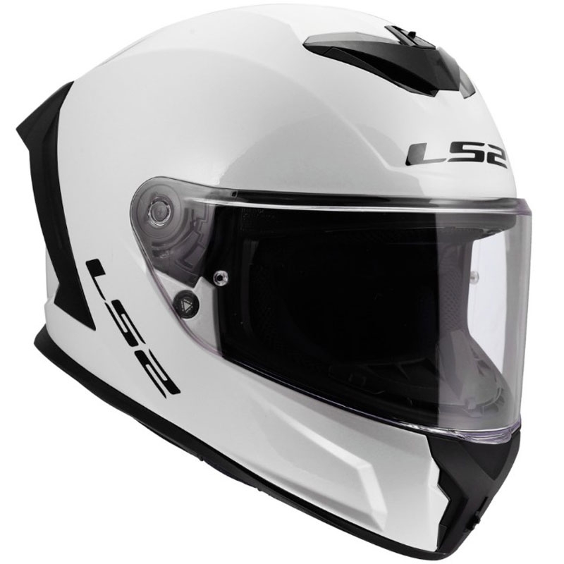 Cască integrală pentru motocicletă LS2 FF820 Rapid III Solid alb lucios