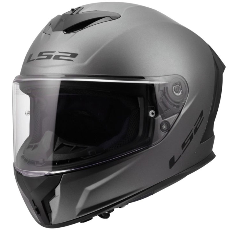 Cască integrală pentru motocicletă LS2 FF820 Rapid III Solid, titan mat