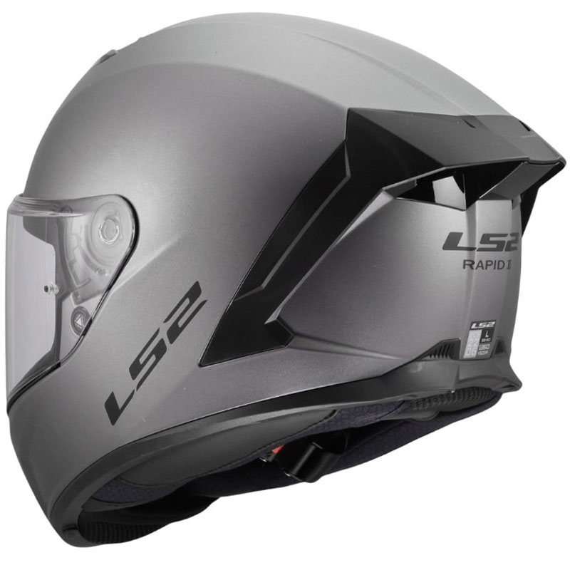 Cască integrală pentru motocicletă LS2 FF820 Rapid III Solid, titan mat