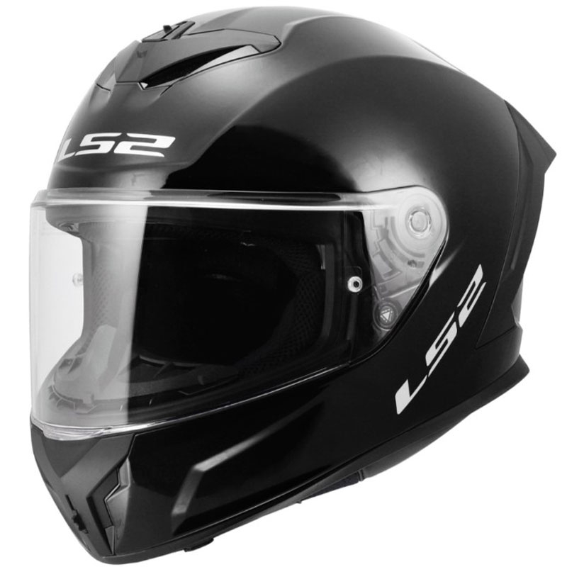 Cască integrală pentru motocicletă LS2 FF820 Rapid III Solid neagră lucioasă