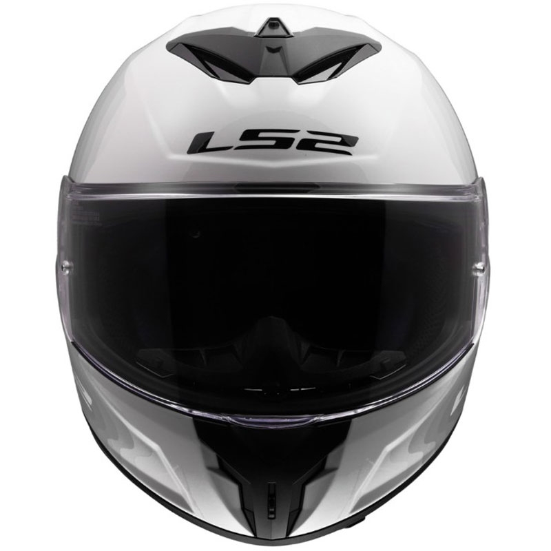 Cască integrală pentru motocicletă LS2 FF820 Rapid III Flow, alb-gri lucios