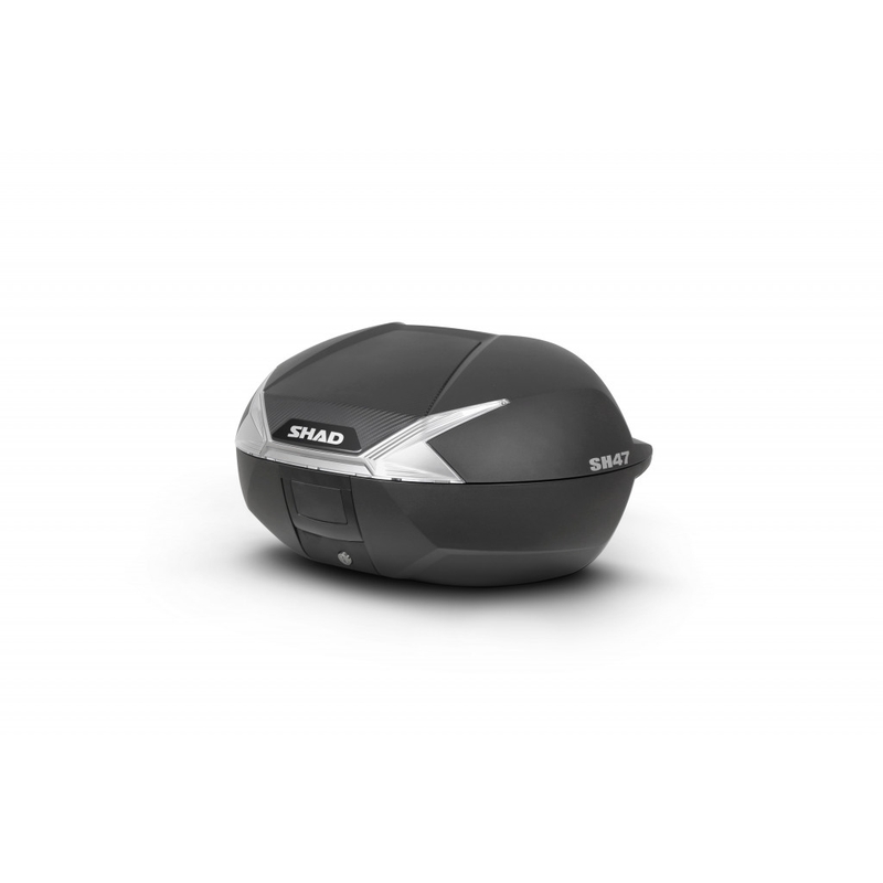 Top case SHAD SH47 black/white