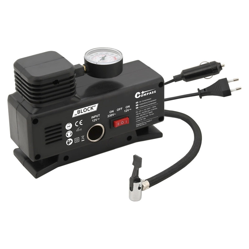 Compresor 12/230V Bloc TÜV/GS