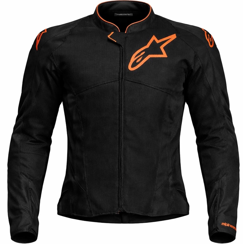 Jacheta moto Alpinestars Viper Air V4 negru-rosu fluo