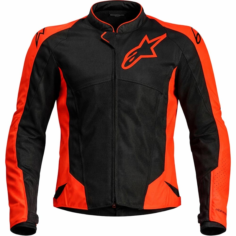 Geacă moto Alpinestars Viper Air V4 roșu fluo-negru