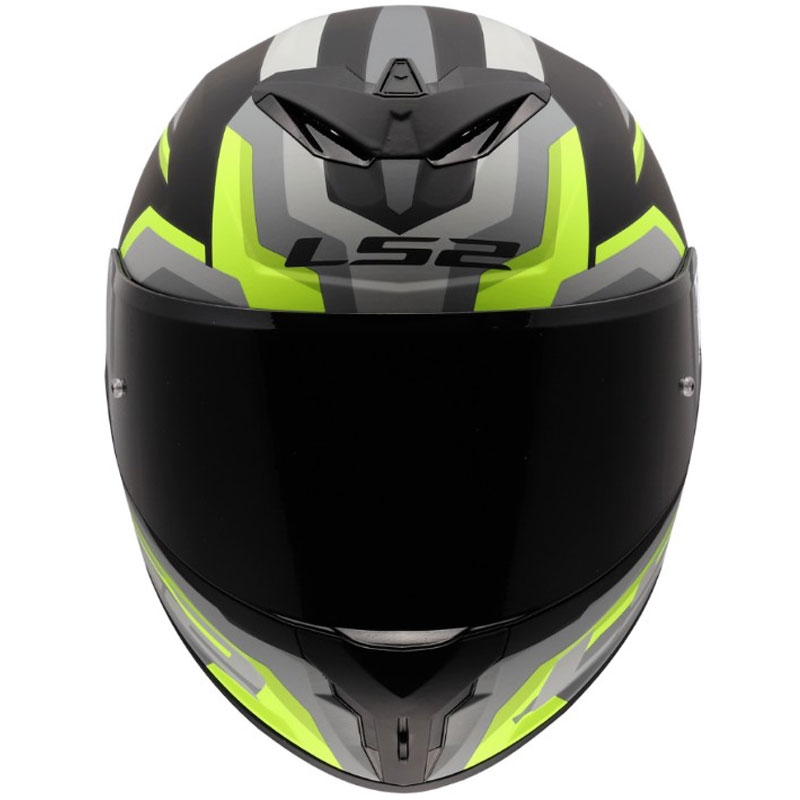 Cască integrală pentru motocicletă LS2 FF820 Rapid III Hyper, negru mat-galben