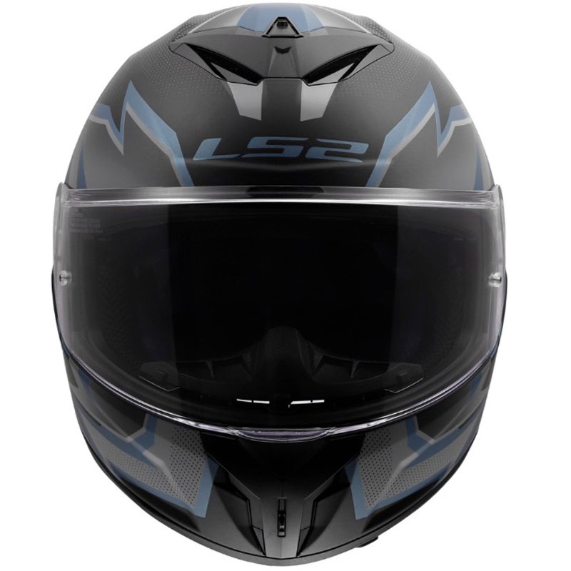 Cască integrală pentru motocicletă LS2 FF820 Rapid III Xtrem, negru mat-albastru-petrol
