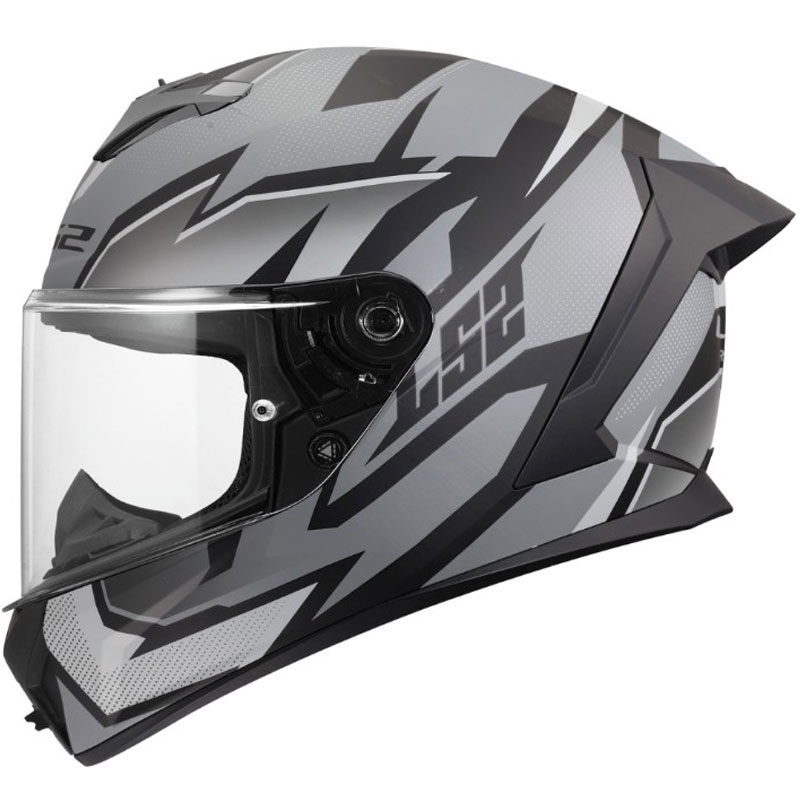 Cască integrală pentru motocicletă LS2 FF820 Rapid III Xtrem negru mat-gri