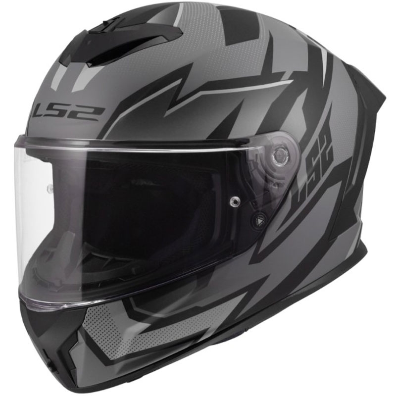 Cască integrală pentru motocicletă LS2 FF820 Rapid III Xtrem negru mat-gri
