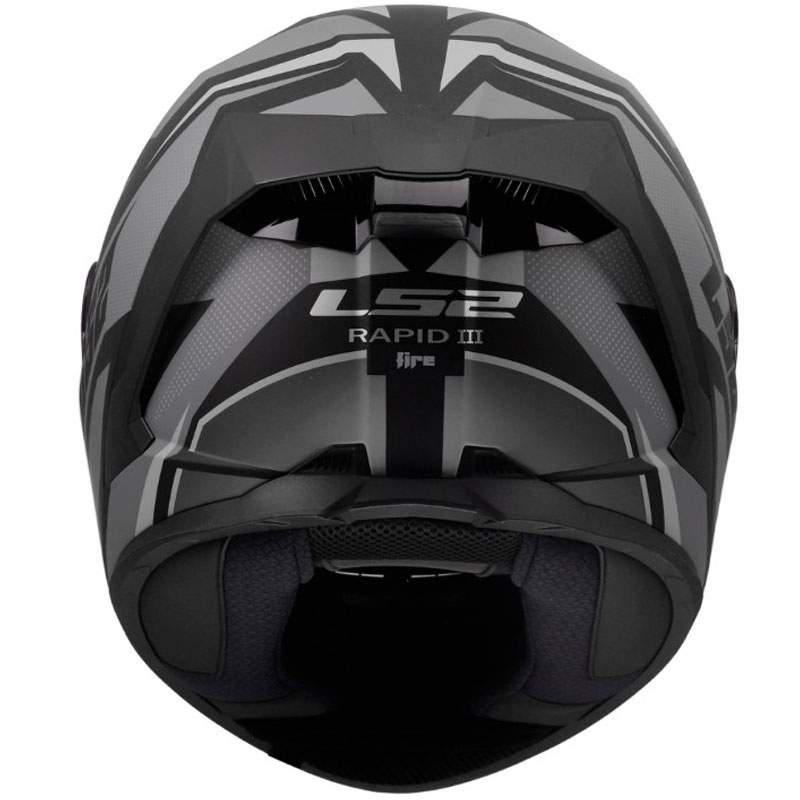 Cască integrală pentru motocicletă LS2 FF820 Rapid III Xtrem negru mat-gri