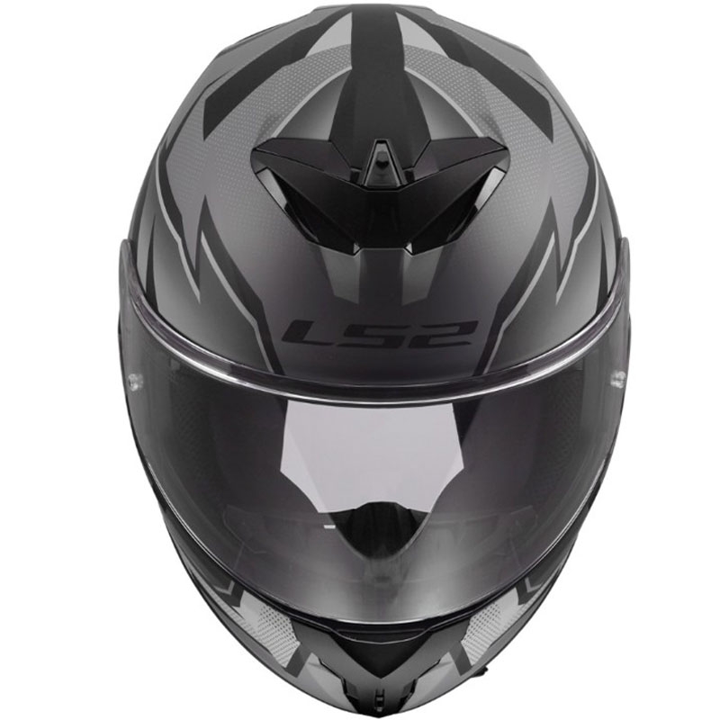 Cască integrală pentru motocicletă LS2 FF820 Rapid III Xtrem negru mat-gri