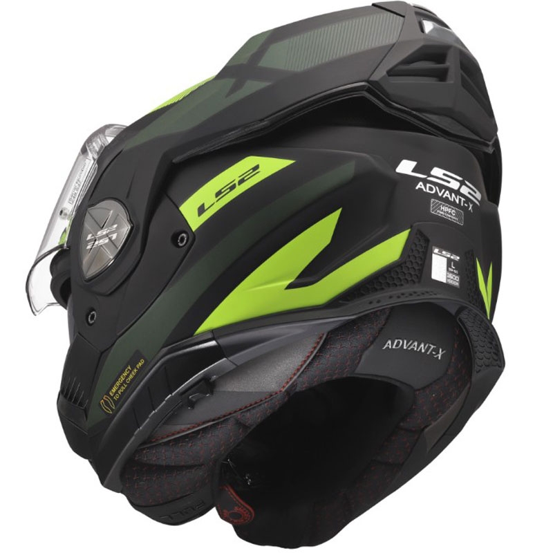 Cască de motocicletă pliabilă LS2 FF901 Advant X Nova galben-negru mat fluo