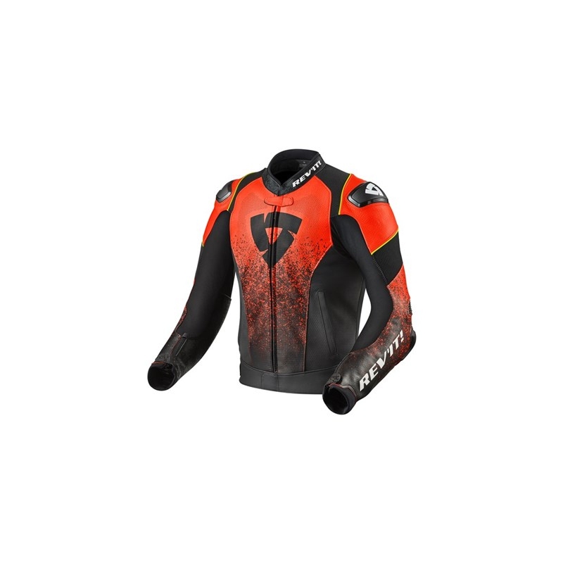 Revit Quantum Air Black Fluo Red jacheta de motociclete lichidare