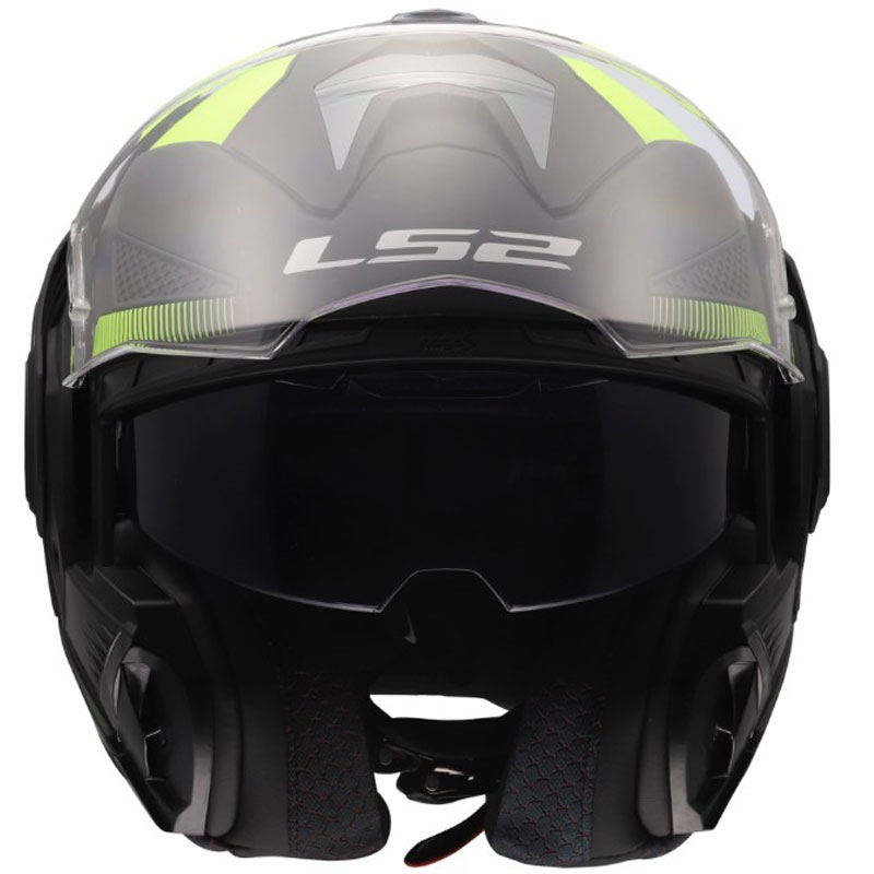 Cască de motocicletă pliabilă LS2 FF901 Advant X Nova galben-negru mat fluo