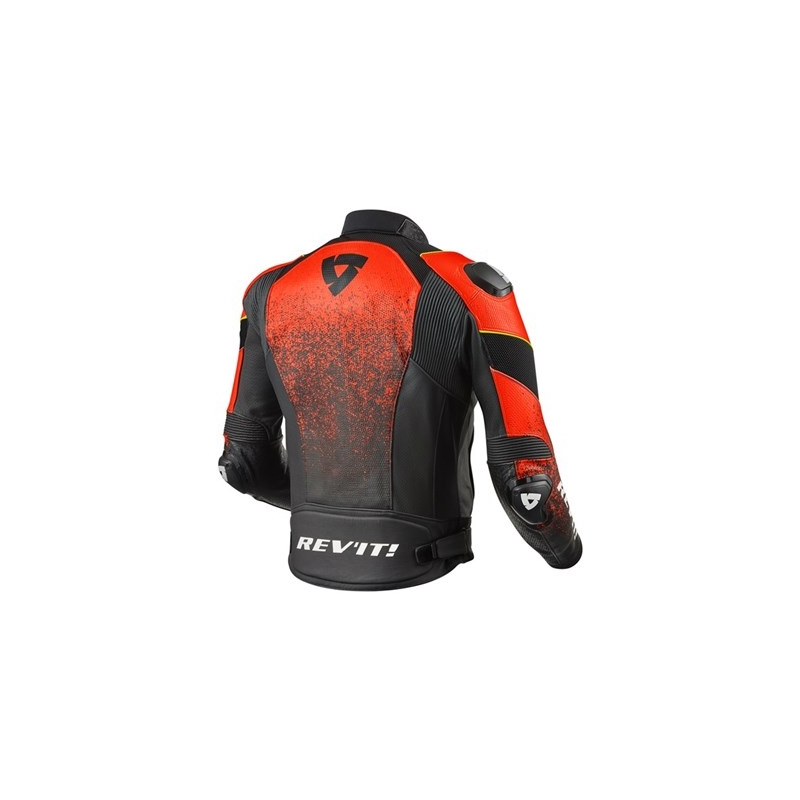 Revit Quantum Air Black Fluo Red jacheta de motociclete lichidare