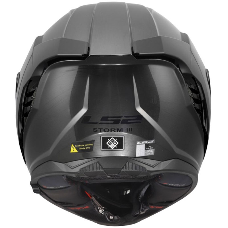 Cască integrală pentru motocicletă LS2 FF818 Storm III Jeans, culoare titan
