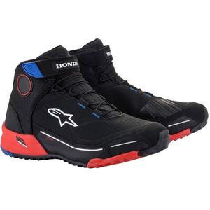 Cizme moto Alpinestars CR-X Drystar Honda Collection negru-rosu-albastru